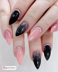 Ombre Nails With Sparkle