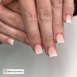 Ombre Square Acrylic Nails