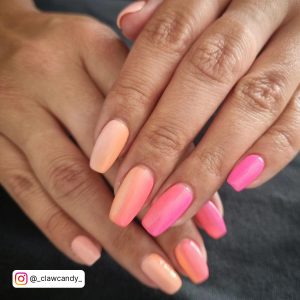 Ombre Summer Gel Nail Designs