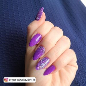 Ombre With Sparkle Nails