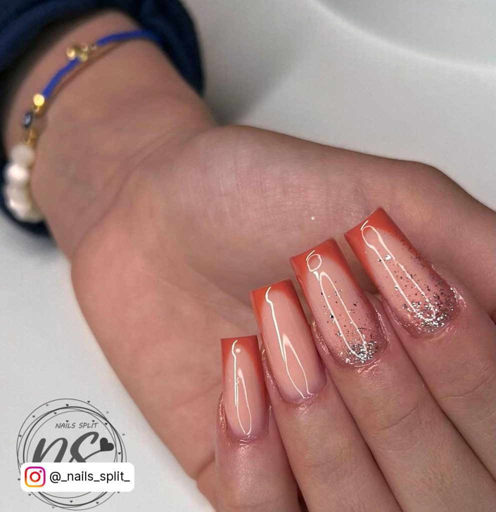 58 Playful Orange French Tip Nails To Try For 2024 6532