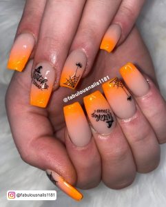 Orange Nail Colors For Fall