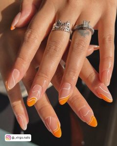Orange Nails Ideas