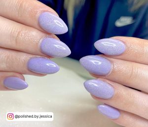 Pastel Purple And White Nails