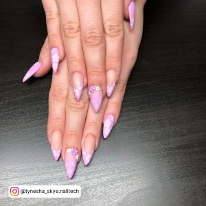 Pastel Purple Nails With Design
