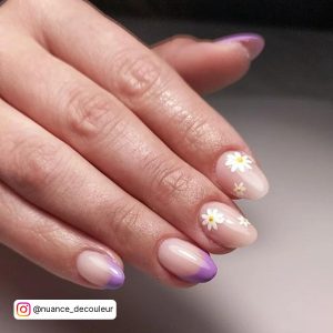 Pastel Purple Shellac Nails