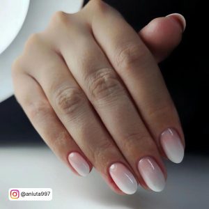 Pink Ombre Nails Wedding
