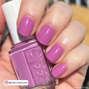 Pink Purple Nails