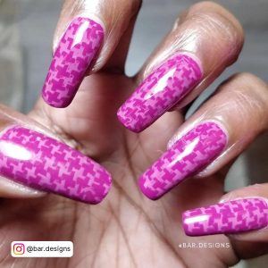 Pink Purple Ombre Nails