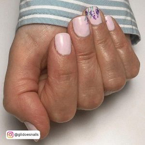 Purple Lavender Nail Designs