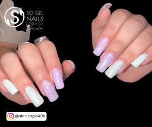 Purple Nails Pastel