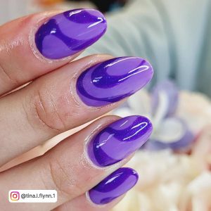 Purple Press On Nails