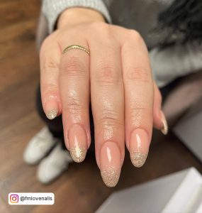 Rose Gold Nails Ombre