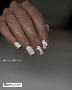 Short Nails White