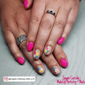Short Natural Pink Nails