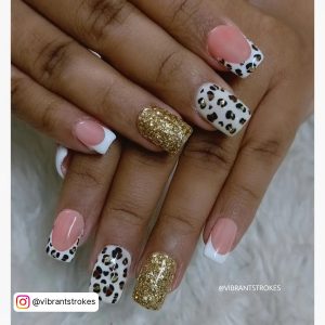 Short Square French Nails