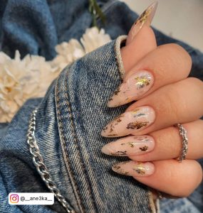 Silver And Gold Nail Designs