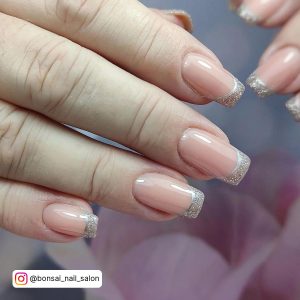 Square French Nail Designs