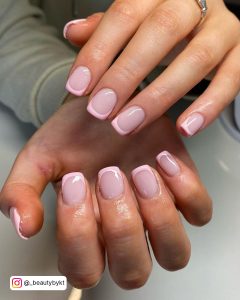 Square French Nails