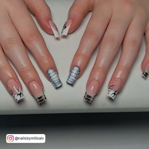 Square Nails French Tip