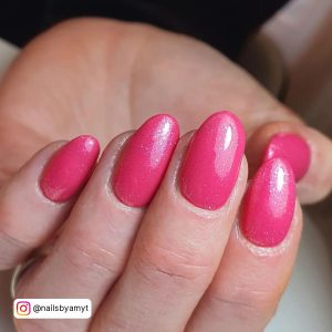 Summer Pink Gel Nails