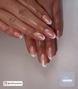 Summer Summertime French Tip Nails