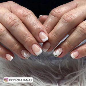Tapered Square French Nails