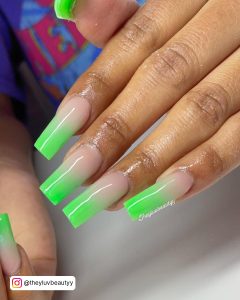 Tapered Square Ombre Nails