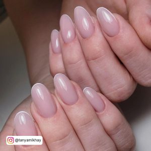 Thin Colored French Tip Nails