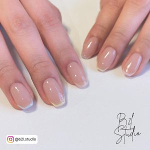 Thin French Tip Nails Square