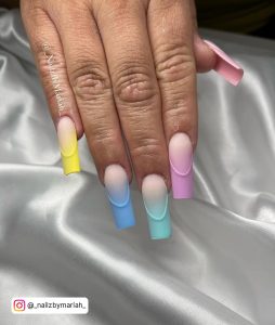 Two Color Ombre Nails
